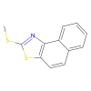 2-(Methylthio)-beta-naphthothiazole