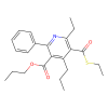 MRS 1523, Antagonist of A 1 receptor;Antagonist of A 2A receptor;Antagonist of A 2B receptor;Antagonist of A 3 receptor