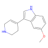 5-methoxy-3-(1,2,3,6-tetrahydropyridin-4-yl)-1H-indole, Agonist of 5-HT 1A receptor;Agonist of 5-HT 1B receptor;Agonist of 5-HT 1D receptor;Agonist of 5-HT 2A receptor;Agonist of 5-HT 2B receptor;Agonist of 5-HT 2C receptor;Agonist of 5-HT 5A receptor;Agonist of 5-HT 6 receptor;Agonist of 5-HT 7 receptor