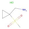 (1-methylsulfonylcyclopropyl)methanamine;hydrochloride