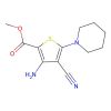 Methyl 3-amino-4-cyano-5-(piperidin-1-yl)thiophene-2-carboxylate