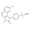 2-[4-(8-bromo-3-methyl-2-oxo-2，3-dihydro-imidazo[4，5-c]quinolin-1-yl)-phenyl]-2-methyl-propionitrile
