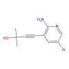 4-(2-Amino-5-bromopyridin-3-yl)-2-methylbut-3-yn-2-ol
