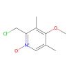 2-(Chloromethyl)-4-methoxy-3,5-dimethylpyridine 1-oxide