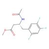methyl (3R)-3-acetamido-4-(2，4，5-trifluorophenyl)butanoate