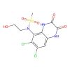 N-(6,7-dichloro-2,3-dioxo-1,4-dihydroquinoxalin-5-yl)-N-(2-hydroxyethyl)methanesulfonamide
