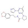 N-(2-(1,3-Benzodioxol-5-YL)ethyl)-1-(2-(1H-imidazol-1-YL)-6-methylpyrimidin-4-YL)-D-prolinamide
