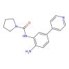 N-[2-amino-5-(4-pyridinyl)phenyl]-1-pyrrolidinecarboxamide