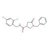N-(2,4-dichlorobenzyl)-1-benzyl-5-oxopyrrolidine-3-carboxamide