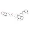N-[(1,3-dioxaindan-5-yl)methyl]-4-(1-{[(3-chlorophenyl)carbamoyl]methyl}-2,4-dioxo-1,2,3,4-tetrahydroquinazolin-3-yl)butanamide