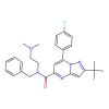 N-[2-(Dimethylamino)ethyl]-2-(1,1-dimethylethyl)-7-(4-fluorophenyl)-N-(phenylmethyl)-pyrazolo[1,5-a]pyrimidine-5-carboxamide