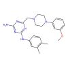 N-(3,4-dimethylphenyl)-6-{[4-(3-methoxyphenyl)piperazin-1-yl]methyl}-1,3,5-triazine-2,4-diamine