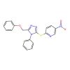 5-Nitro-2-[[5-(phenoxymethyl)-4-phenyl-1,2,4-triazol-3-yl]sulfanyl]pyridine