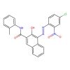 2-Naphthalenecarboxamide, 4-(2-(4-chloro-2-nitrophenyl)diazenyl)-3-hydroxy-N-(2-methylphenyl)-