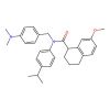 N-[(4-dimethylaminophenyl)methyl]-7-methoxy-N-(4-propan-2-ylphenyl)-1,2,3,4-tetrahydronaphthalene-1-carboxamide