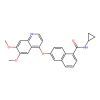 N-cyclopropyl-6-[(6,7-dimethoxyquinolin-4-yl)oxy]naphthalene-1-carboxamide