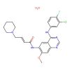 (E)-N-(4-((3-Chloro-4-fluorophenyl)amino)-7-methoxyquinazolin-6-yl)-4-(piperidin-1-yl)but-2-enamide hydrate