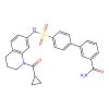 4'-(N-(1-(Cyclopropanecarbonyl)-1,2,3,4-tetrahydroquinolin-7-yl)sulfamoyl)-[1,1'-biphenyl]-3-carboxamide