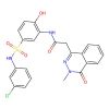 N-(5-(N-(3-chlorophenyl)sulfamoyl)-2-hydroxyphenyl)-2-(3-methyl-4-oxo-3,4-dihydrophthalazin-1-yl)acetamide