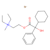 Oxyphenonium bromide, Muscarinic acetylcholine receptor M1 antagonist