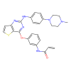 Olmutinib, Epidermal growth factor receptor erbB1 inhibitor