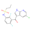 PLX-4720, Inhibitor of B-Raf proto-oncogene; serine/threonine kinase;Inhibitor of kinase insert domain receptor