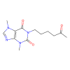 Pentoxifylline, Adenosine A2 receptor antagonist