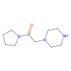 1-(Pyrrolidinocarbonylmethyl)piperazine - 95%, used for , CAS No. 39890-45-4, by Aladdin Scientific