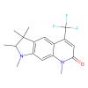 1,2,3,3,8-Pentamethyl-5-(trifluoromethyl)-2,3-dihydro-1H-pyrrolo[3,2-g]quinolin-7(8H)-one - >98.0%(T)(HPLC), used for , CAS No. 58721-74-7, by Aladdin Scientific