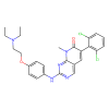 PD0166285, Inhibitor of epidermal growth factor receptor;Inhibitor of fibroblast growth factor receptor 1;Inhibitor of platelet derived growth factor receptor beta;Inhibitor of protein kinase; membrane associated tyrosine/threonine 1;Inhibitor of SRC proto-oncogene;