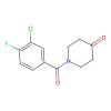 1-(3-Chloro-4-fluorobenzoyl)piperidin-4-one