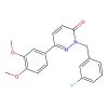 3(2H)-Pyridazinone， 6-(3，4-dimethoxyphenyl)-2-[(3-fluorophenyl)methyl]-