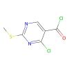 5-Pyrimidinecarbonyl chloride， 4-chloro-2-(methylthio)-