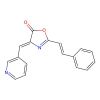 2-(2-Phenylethenyl)-4-(pyridin-3-ylmethylidene)-4,5-dihydro-1,3-oxazol-5-one