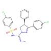 (R)-3-(4-Chlorophenyl)-N-((4-chlorophenyl)sulfonyl)-N'-methyl-4-phenyl-4,5-dihydro-1H-pyrazole-1-carboximidamide
