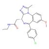 2-[(4R)-6-(4-Chlorophenyl)-8-methoxy-1-methyl-4H-[1,2,4]triazolo[4,3-a][1,4]benzodiazepin-4-yl]-N-ethylacetamide