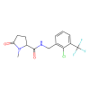 (2R)-N-{[2-chloro-3-(trifluoromethyl)phenyl]methyl}-1-methyl-5-oxopyrrolidine-2-carboxamide