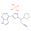Ruxolitinib phosphate salt, Tyrosine-protein kinase JAK2 inhibitor