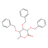 (3R,4S,5R,6R)-3,4,5-tris(benzyloxy)-tetrahydro-6-methylpyran-2-one