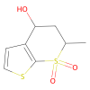 (4R,6S)-5,6-Dihydro-4-hydroxy-6-methylthieno[2,3-b]thiopyran-7,7-dioxide