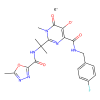 Raltegravir potassium, Human immunodeficiency virus type 1 integrase inhibitor