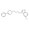 Roxindole hydrochloride, Agonist of 5-HT 1A receptor;Agonist of 5-HT 1B receptor;Agonist of 5-HT 1D receptor;Antagonist of 5-HT 2A receptor;Antagonist of 5-HT 2B receptor;Antagonist of 5-HT 2C receptor;Antagonist of α 1A-adrenoceptor;Antagonist of α 2B-adrenoceptor;Antagonist of