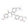 (R)-2-(3-(3-(4-methoxybenzoyl)-2-methyl-6-(trifluoromethoxy)-1H-indol-1-yl)phenoxy)butanoic acid