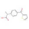Suprofen, Cyclooxygenase inhibitor