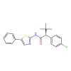 (2S)-2-(4-chlorophenyl)-3,3-dimethyl-N-(5-phenyl-1,3-thiazol-2-yl)butanamide