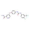 Sorafenib (BAY 43-9006), Inhibitor of B-Raf proto-oncogene; serine/threonine kinase;Inhibitor of cyclin dependent kinase 19;Inhibitor of cyclin dependent kinase 8;Inhibitor of discoidin domain receptor tyrosine kinase 2;Inhibitor of fibroblast growth factor receptor 1;Inhibitor o