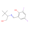 (S)-(−)-2-[(1-Hydroxy-3,3-dimethylbutan-2-ylimino)methyl]-4,6-diiodophenol