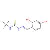 1-tert-butyl-3-[(E)-(2,4-dihydroxyphenyl)methylideneamino]thiourea