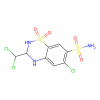 Trichlormethiazide, Thiazide-sensitive sodium-chloride cotransporter inhibitor