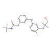 1-(Tert-butyl)-3-(3-((5-fluoro-4-((1-hydroxy-2-methylpropan-2-yl)amino)pyrimidin-2-yl)amino)phenyl)urea